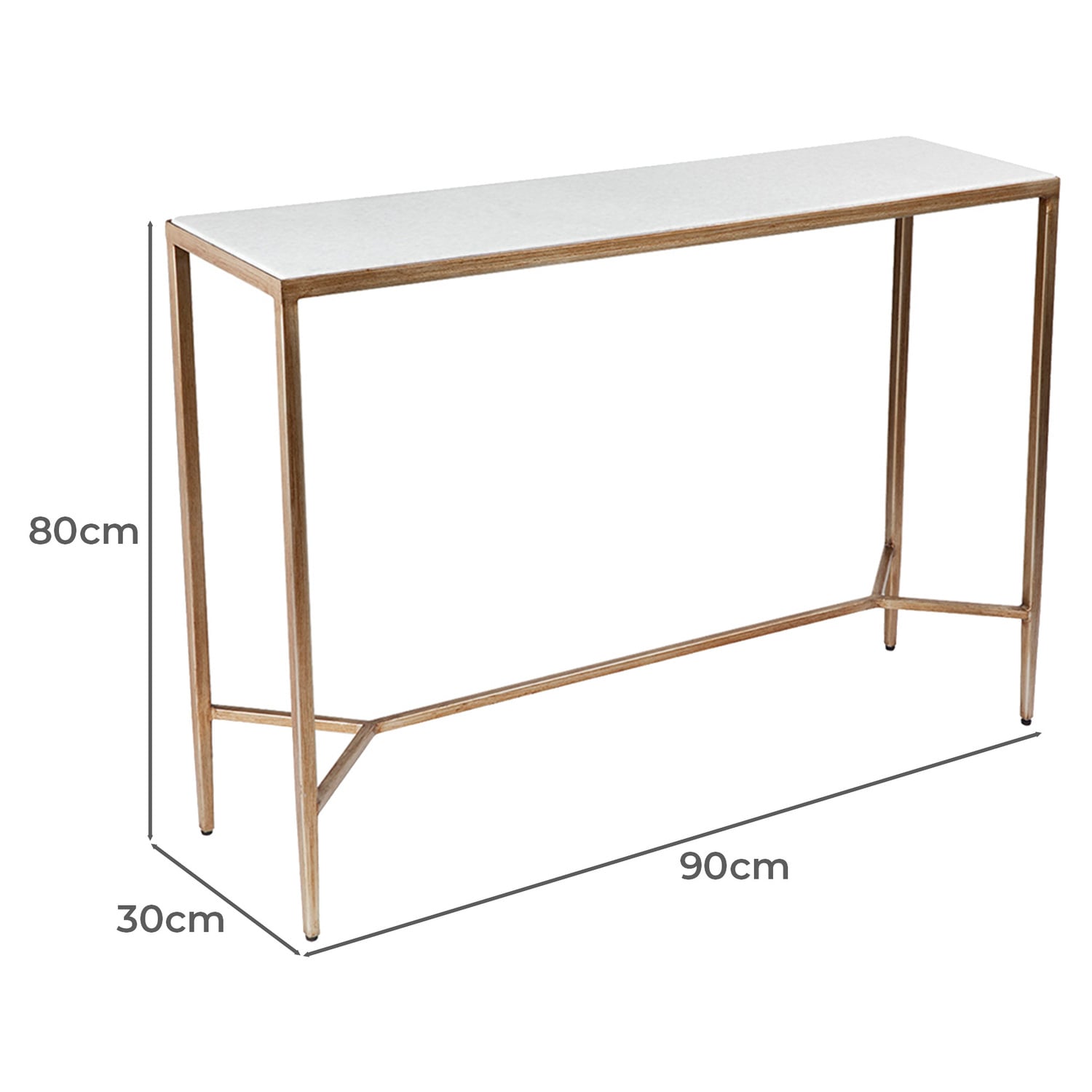 Jada Iron & Stone Console Table