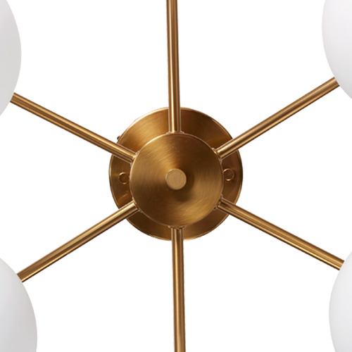 Paula 6 Light Glass Flush Mount Ceiling