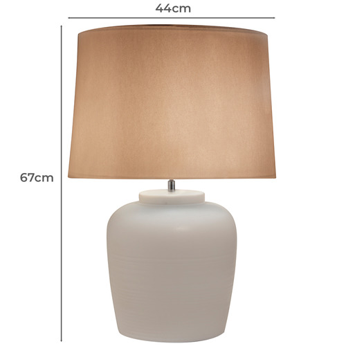 67cm Sabine Ceramic Table Lamp
