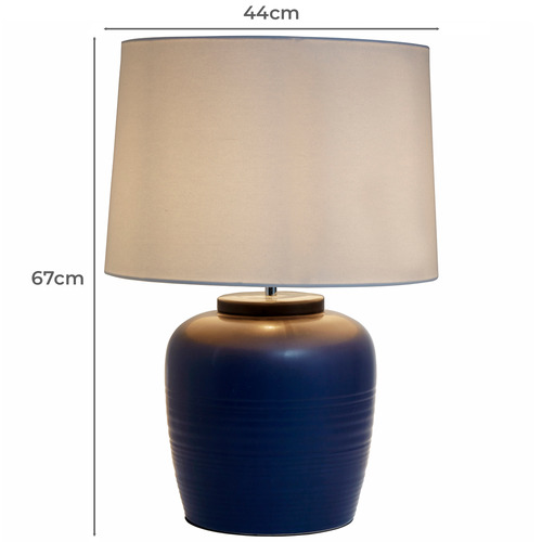 67cm Sabine Ceramic Table Lamp
