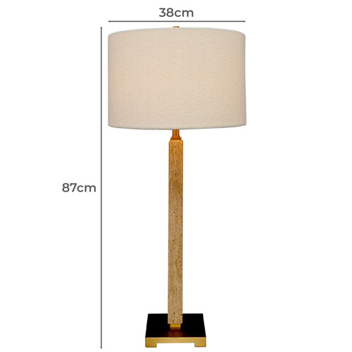 87cm Tanya Marble Table Lamp