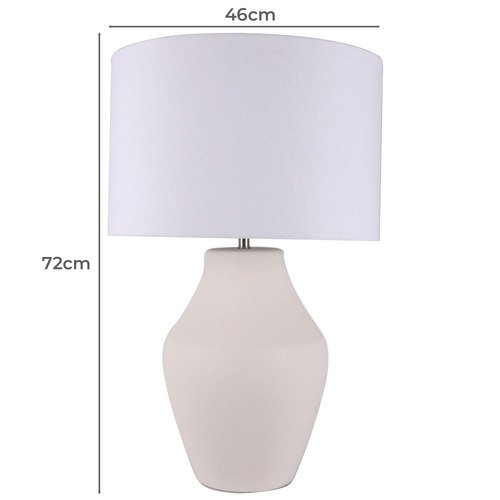 72cm Wallace Ceramic Table Lamp