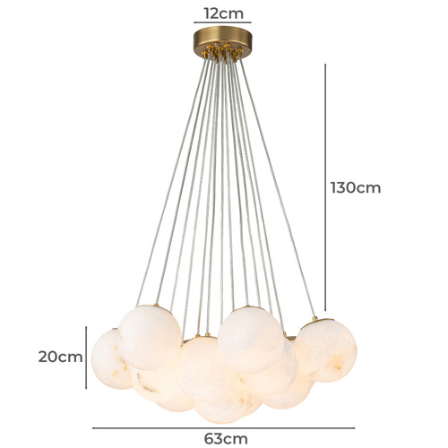Felicia 13 Light Resin Pendant