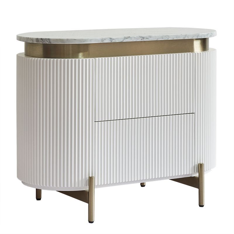 Betty Marble Bedside Table