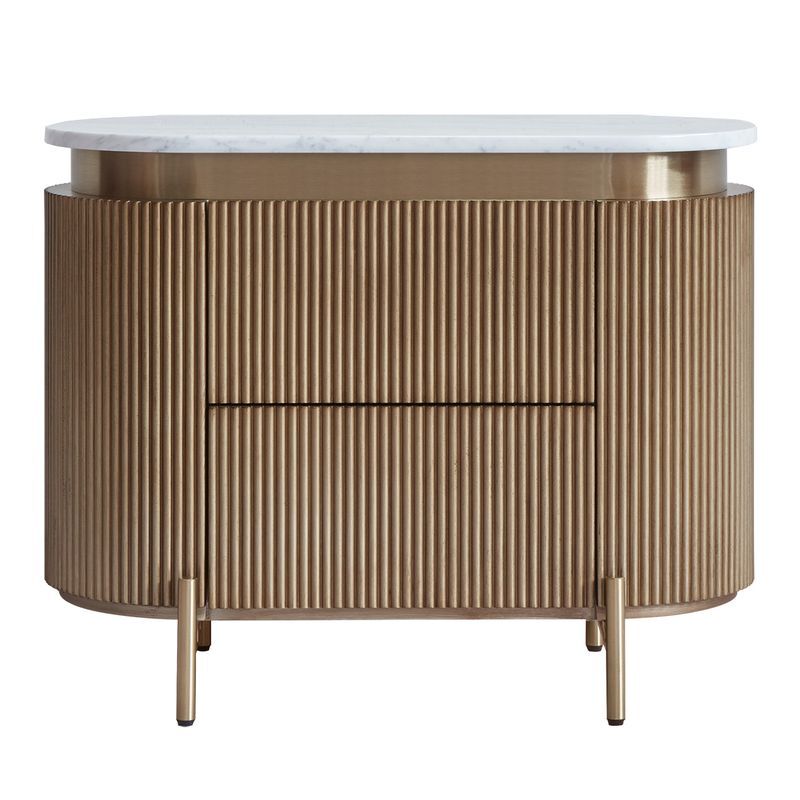Betty Marble Bedside Table