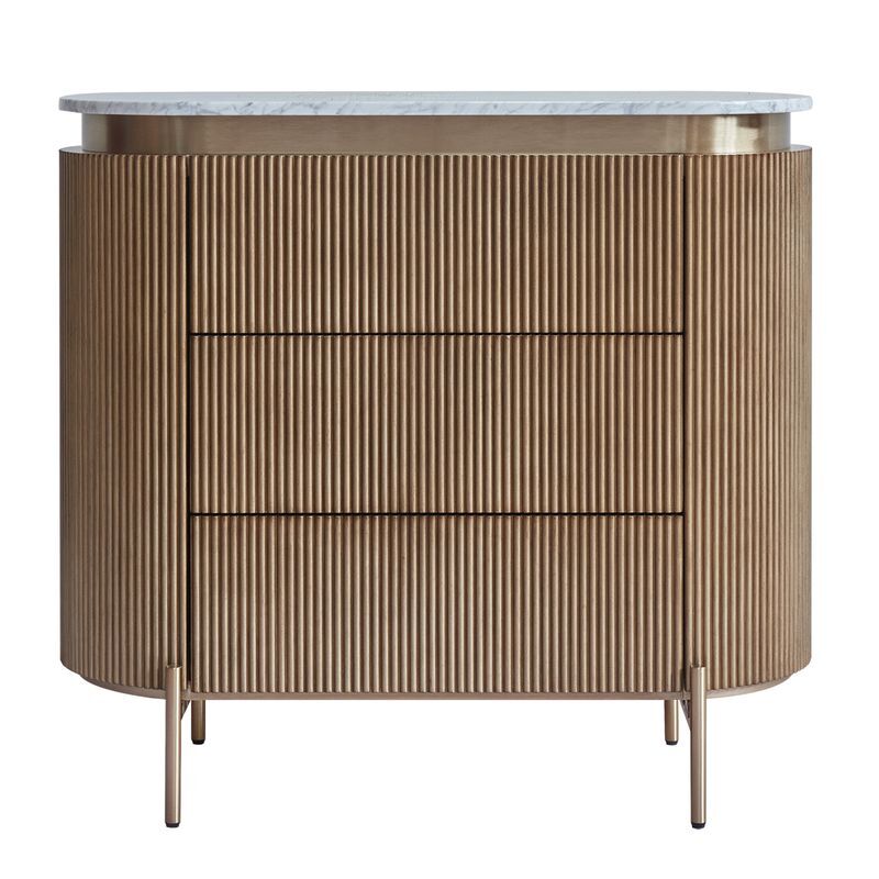 Betty 3 Drawer Marble Chest