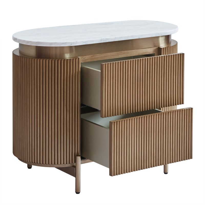 Betty Marble Bedside Table
