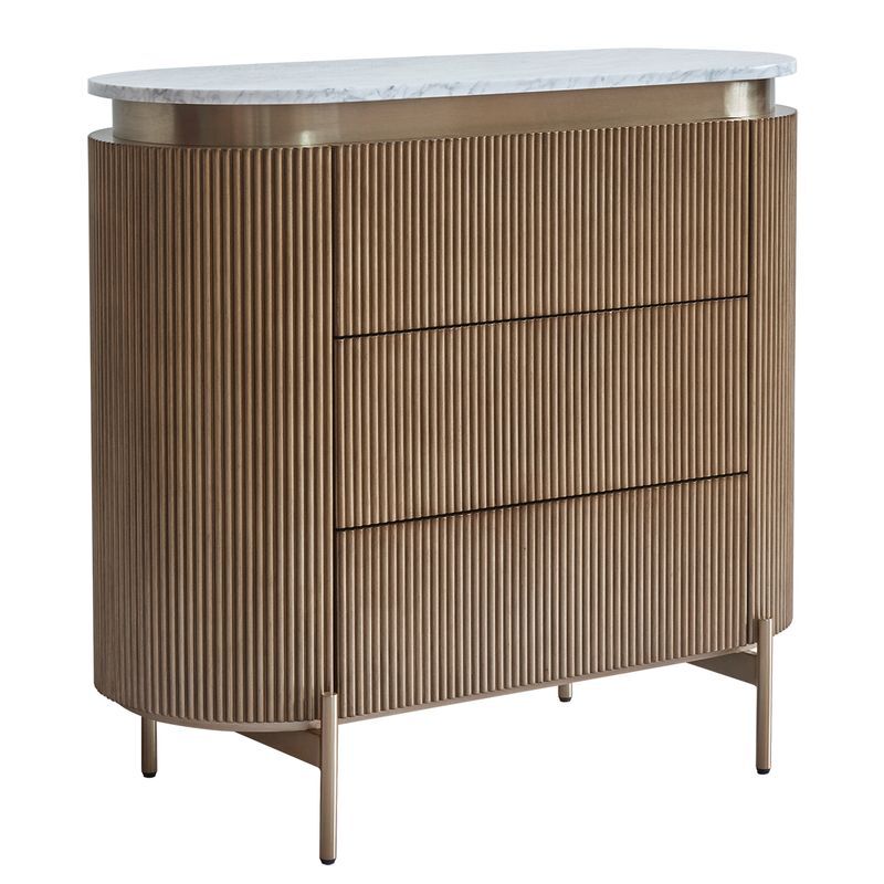 Betty 3 Drawer Marble Chest