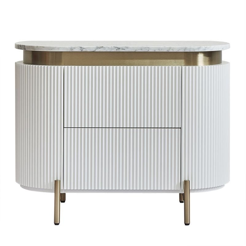 Betty Marble Bedside Table