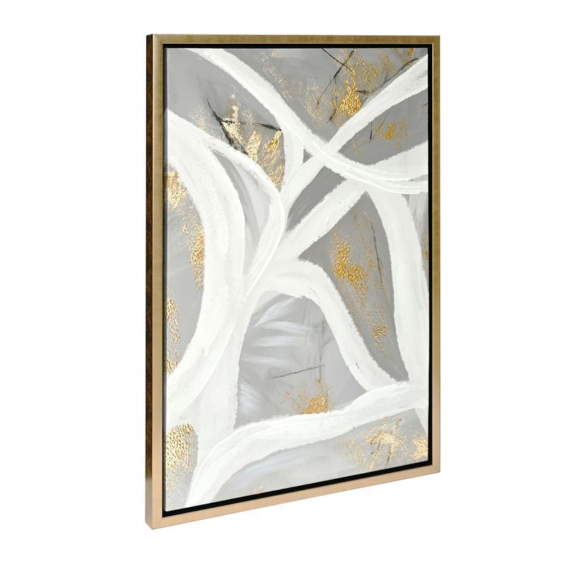 Rivers of Ideas I Enhanced Framed Canvas Wall Art