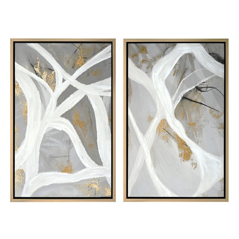 Rivers of Ideas II Enhanced Framed Canvas Wall Art