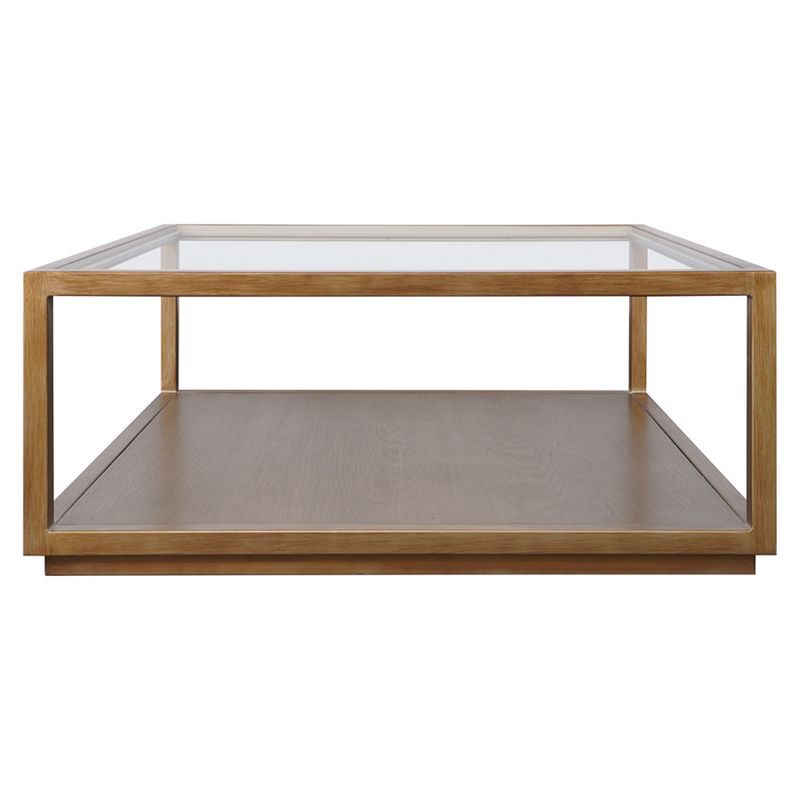 Antique Gold Galvan Square Coffee Table