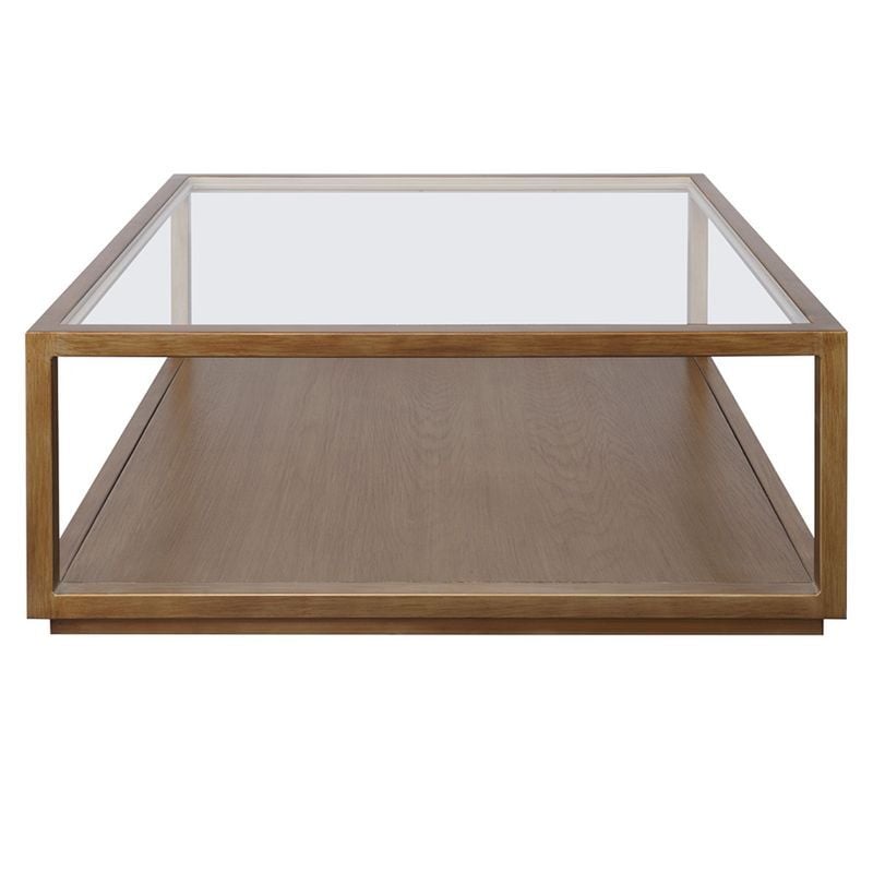 Antique Gold Galvan Square Coffee Table