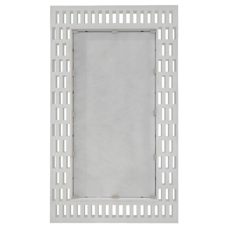 Berry Fir Wood Floor Mirror