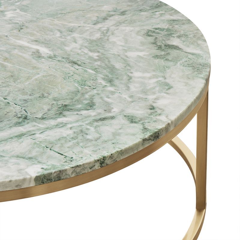 2 Piece Zoe Marble Nesting Coffee Table Set