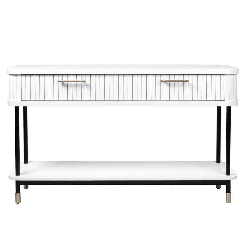 Uriah Oak Wood Console Table