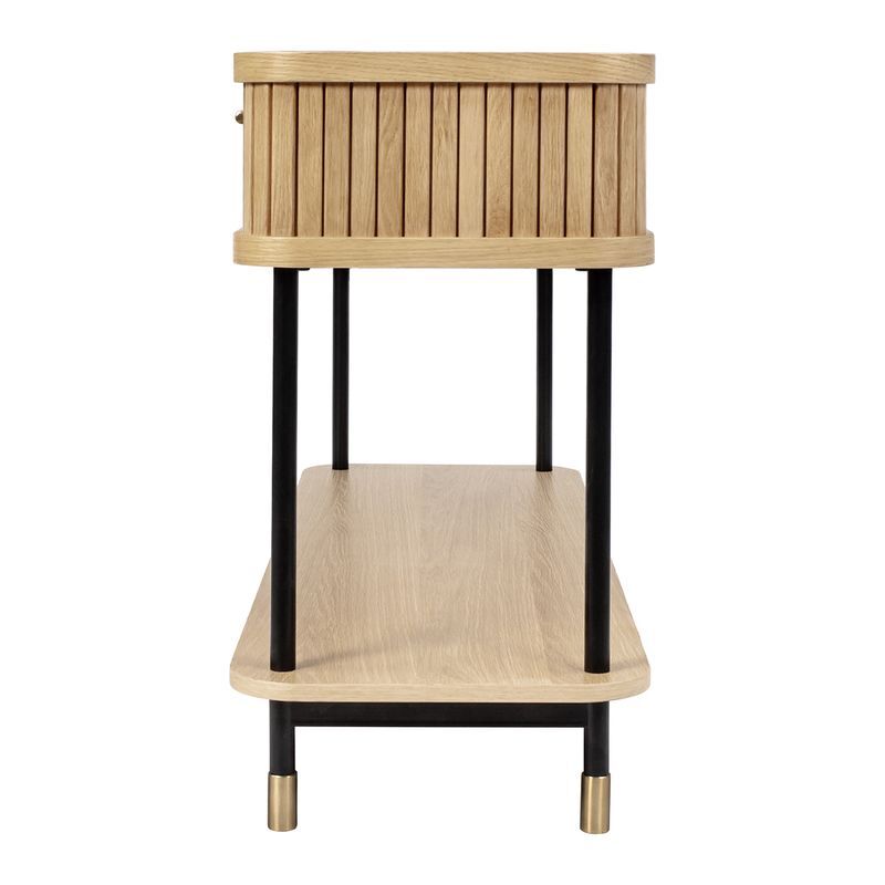 Uriah Oak Wood Console Table