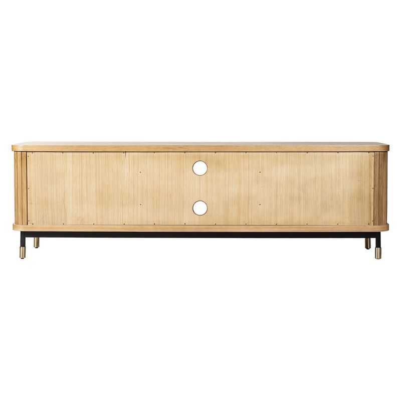 Uriah Oak Wood Entertainment Unit