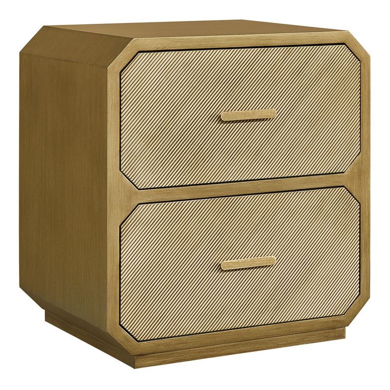 Nelson Ashwood 2 Drawer Bedside Table