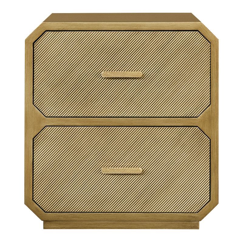 Nelson Ashwood 2 Drawer Bedside Table