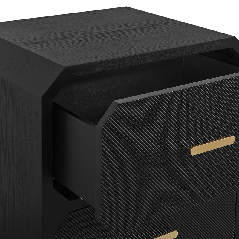 Nelson Ashwood 2 Drawer Bedside Table