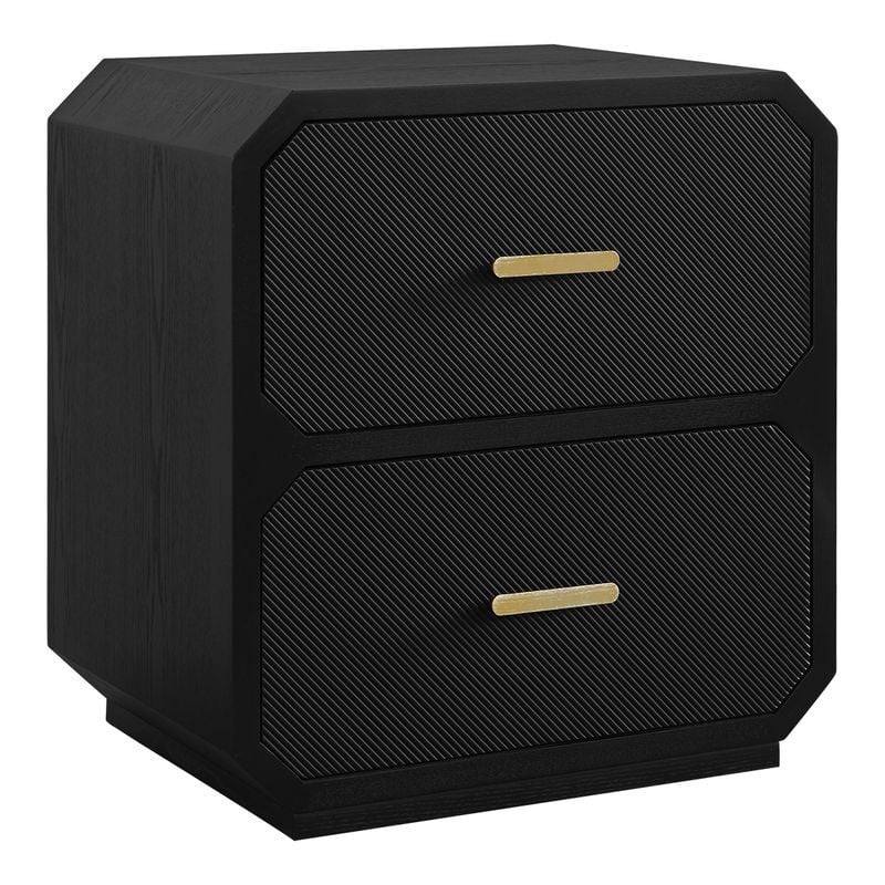 Nelson Ashwood 2 Drawer Bedside Table