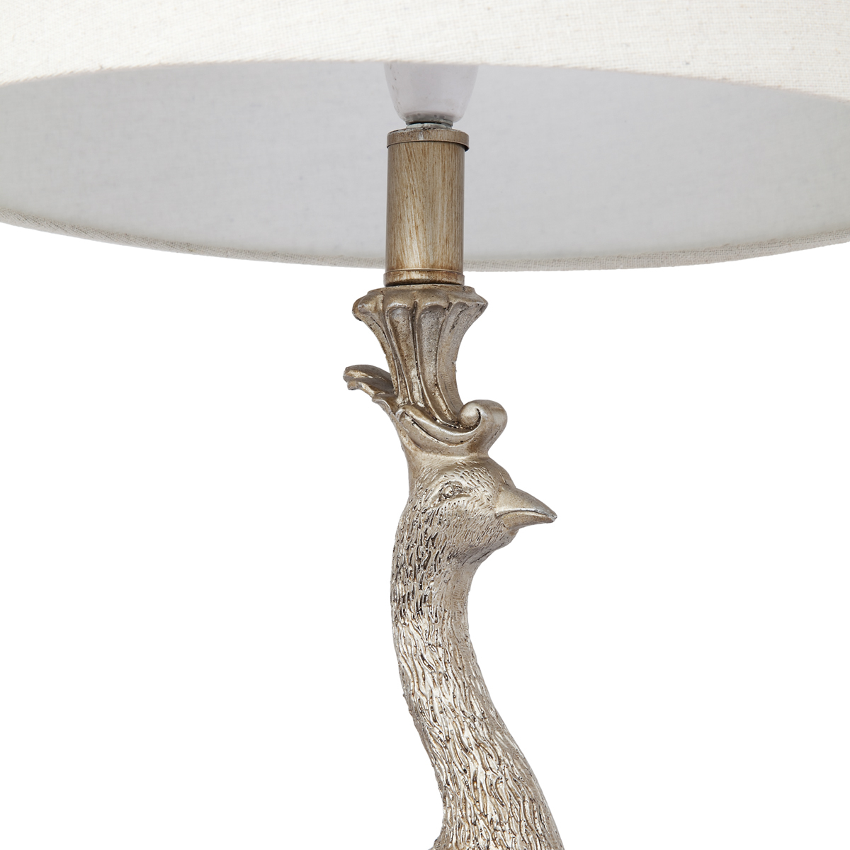 66cm Peacock Table Lamp