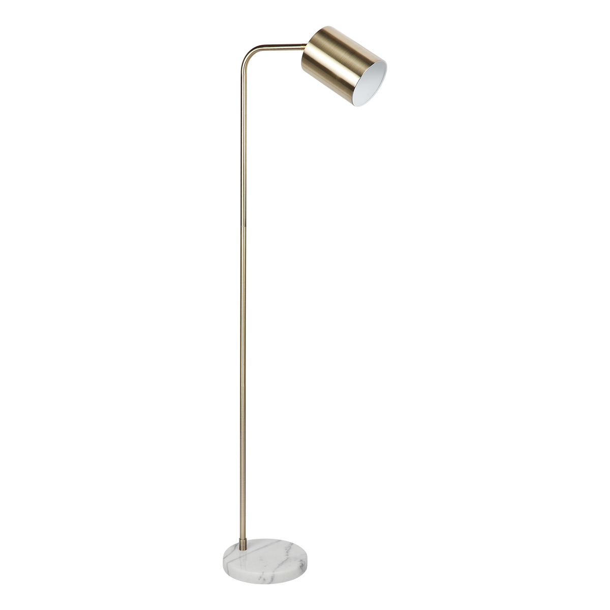 Barraza Marble & Brass Floor Lamp