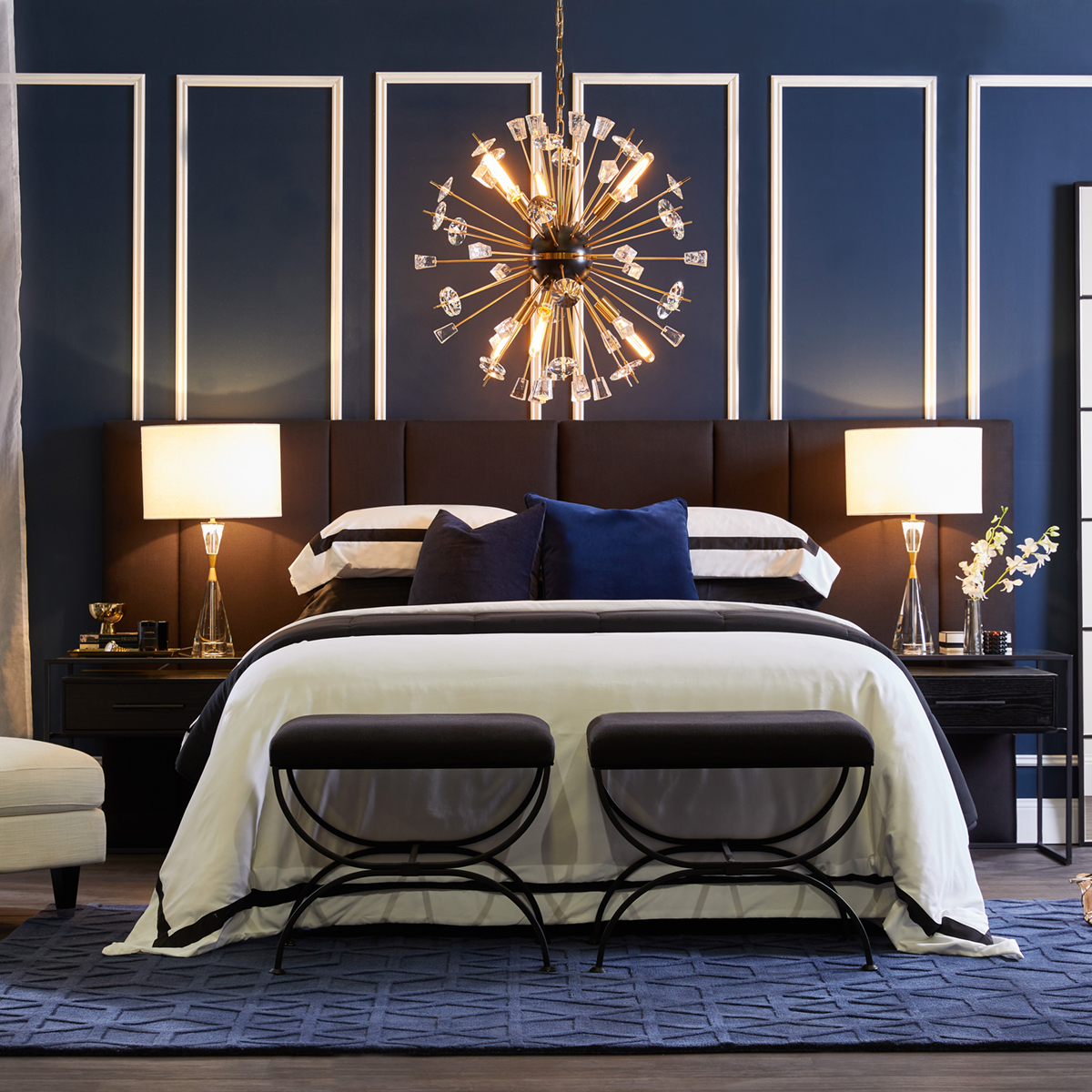 49cm Schaub Metal Table Lamp