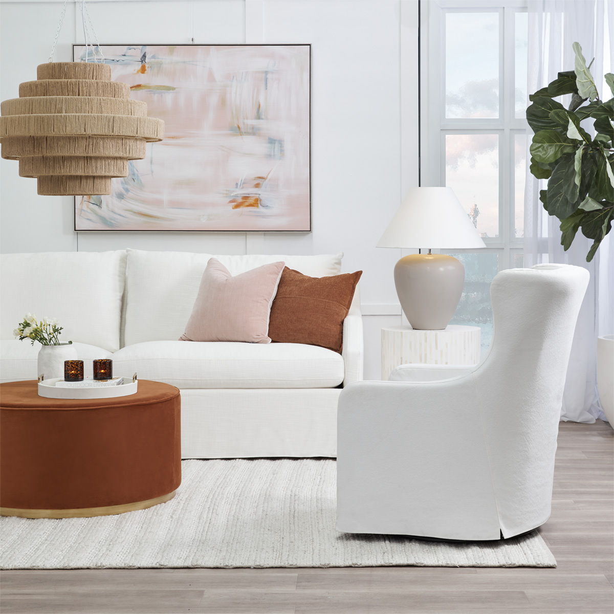 72cm Vivian Ceramic Table Lamp