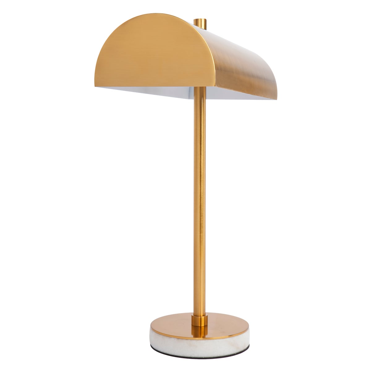 46cm Brushed Brass Jarvis Desk Lamp
