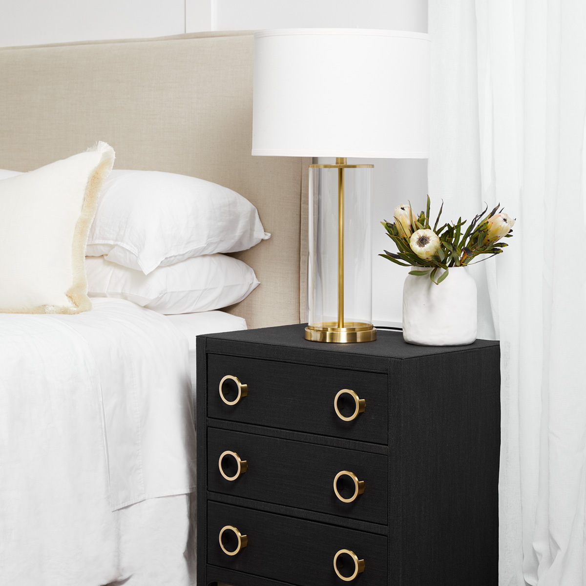 83cm Roswell Bank Table Lamp