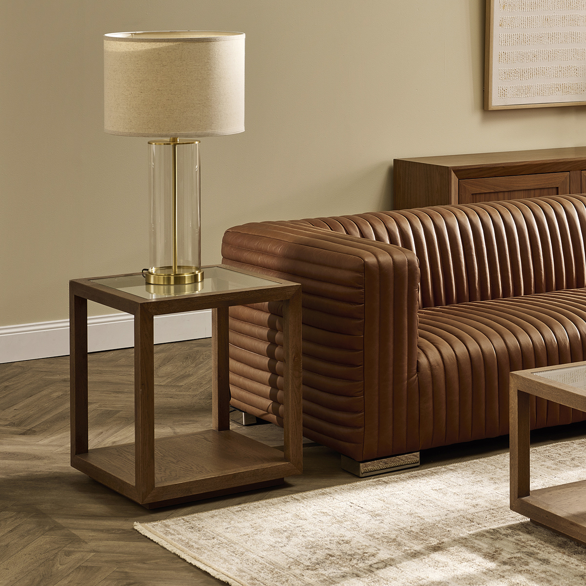 83cm Roswell Bank Table Lamp