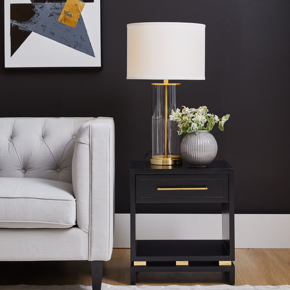 83cm Roswell Bank Table Lamp
