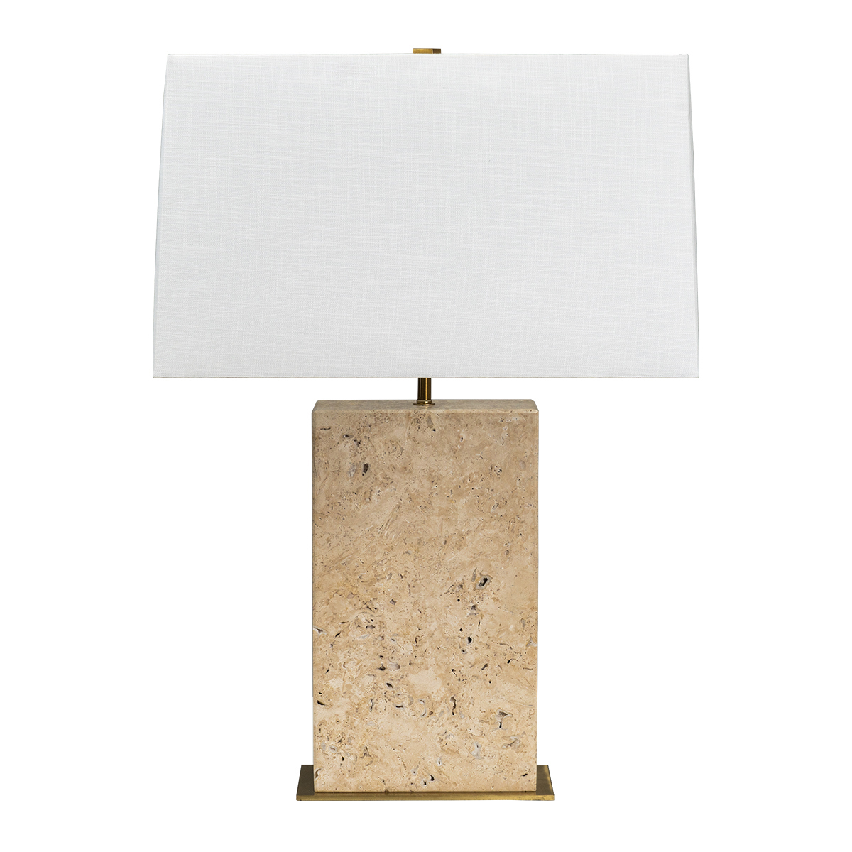 68.5cm Atlas Travertine Table Lamp