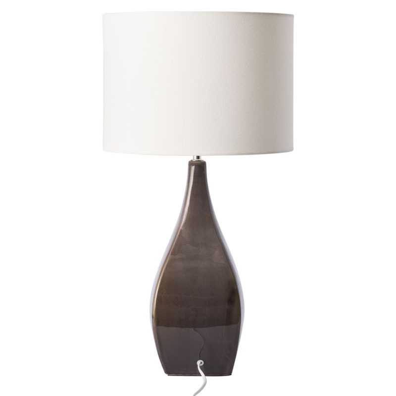 Sierra Ceramic & Faux Linen Table Lamp