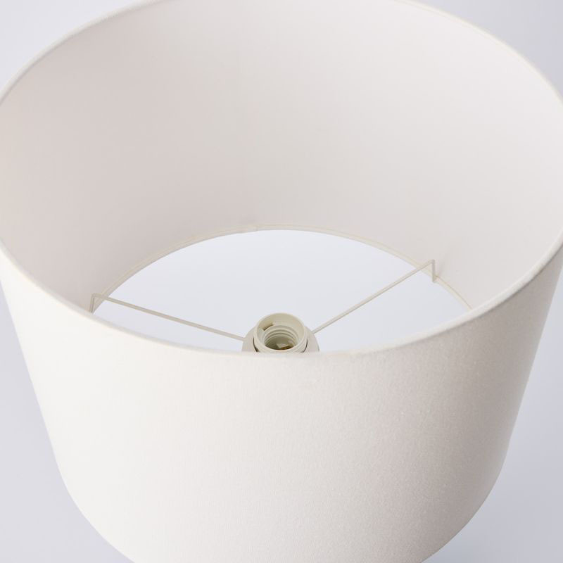Sierra Ceramic & Faux Linen Table Lamp