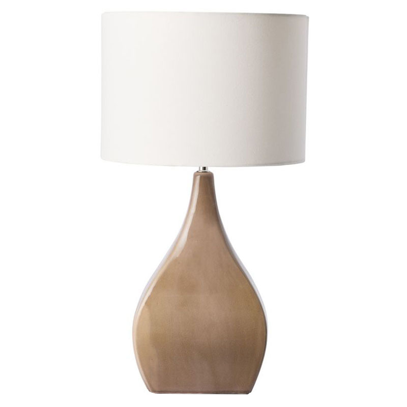 Sierra Ceramic & Faux Linen Table Lamp
