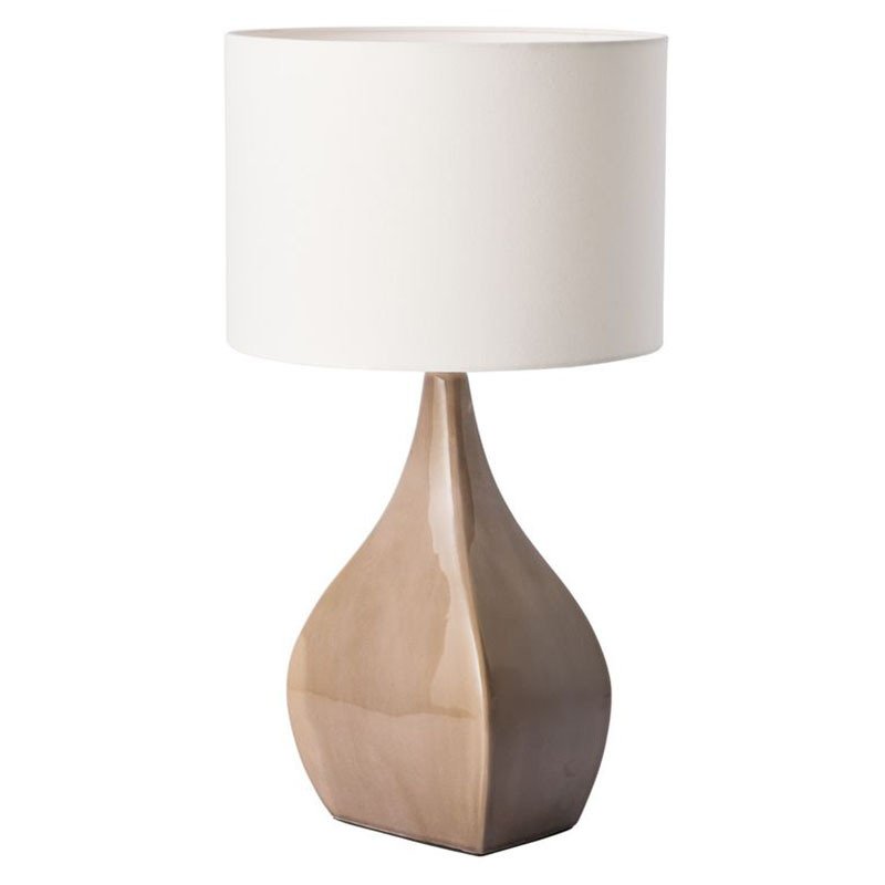 Sierra Ceramic & Faux Linen Table Lamp