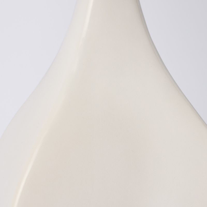 Sierra Ceramic & Faux Linen Table Lamp