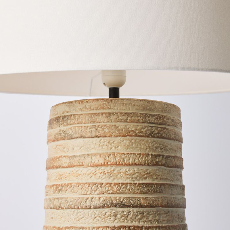 Delray Ceramic & Linen Table Lamp