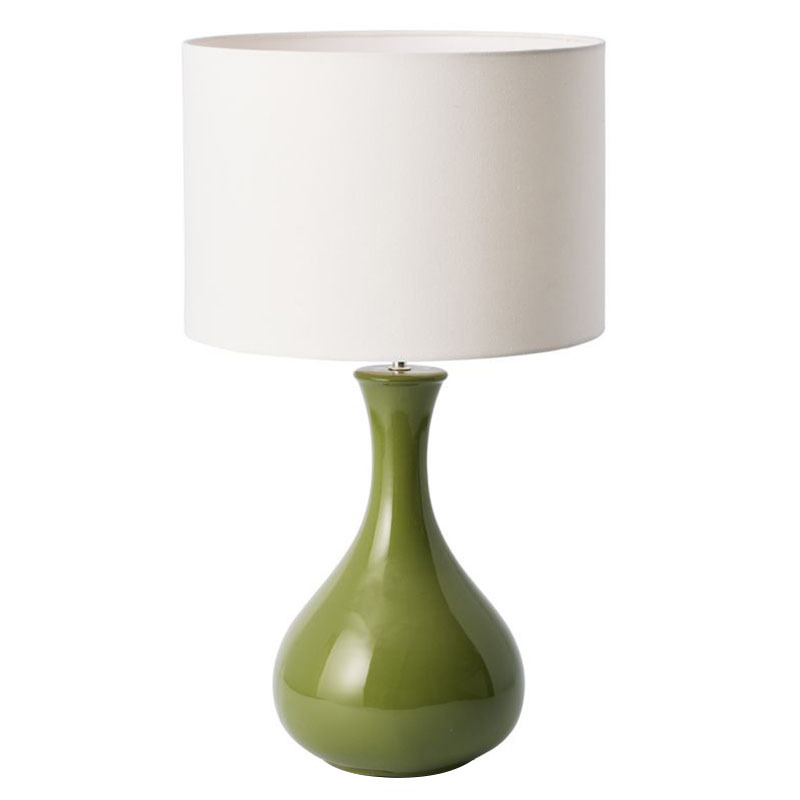 Vista Ceramic & Linen Table Lamp