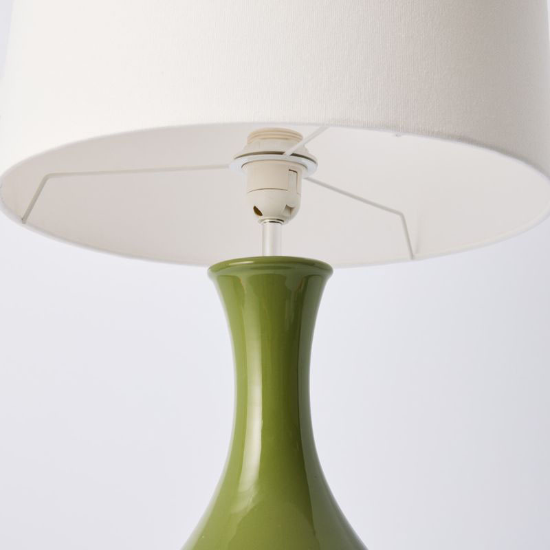 Vista Ceramic & Linen Table Lamp