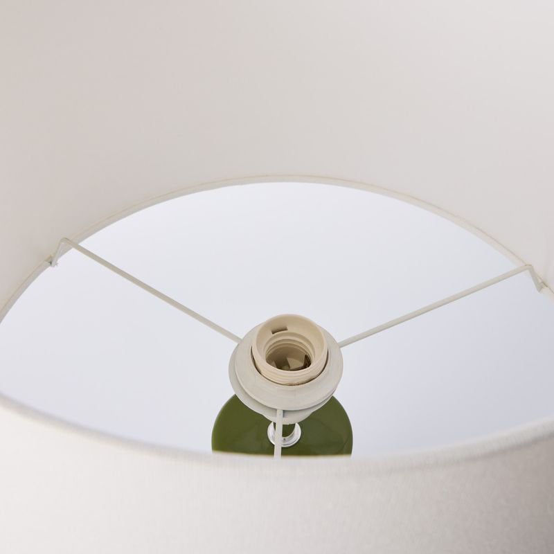 Vista Ceramic & Linen Table Lamp