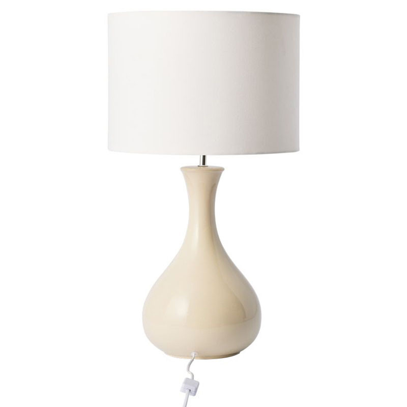 Vista Ceramic & Linen Table Lamp