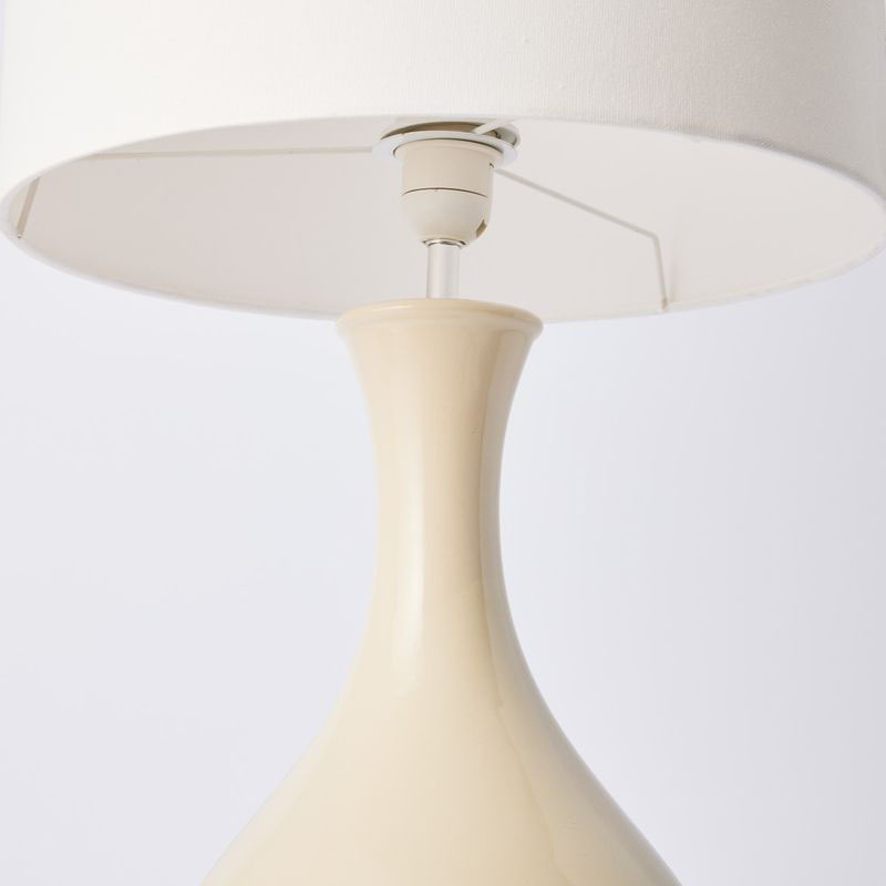 Vista Ceramic & Linen Table Lamp