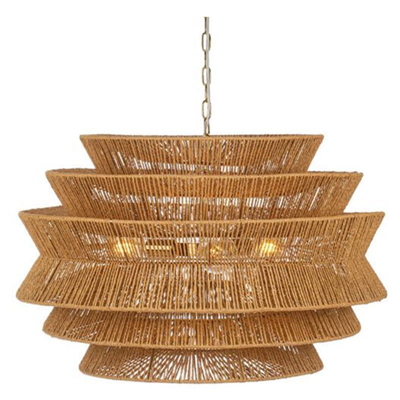 Everett Natural Paper Rope Pendant Light
