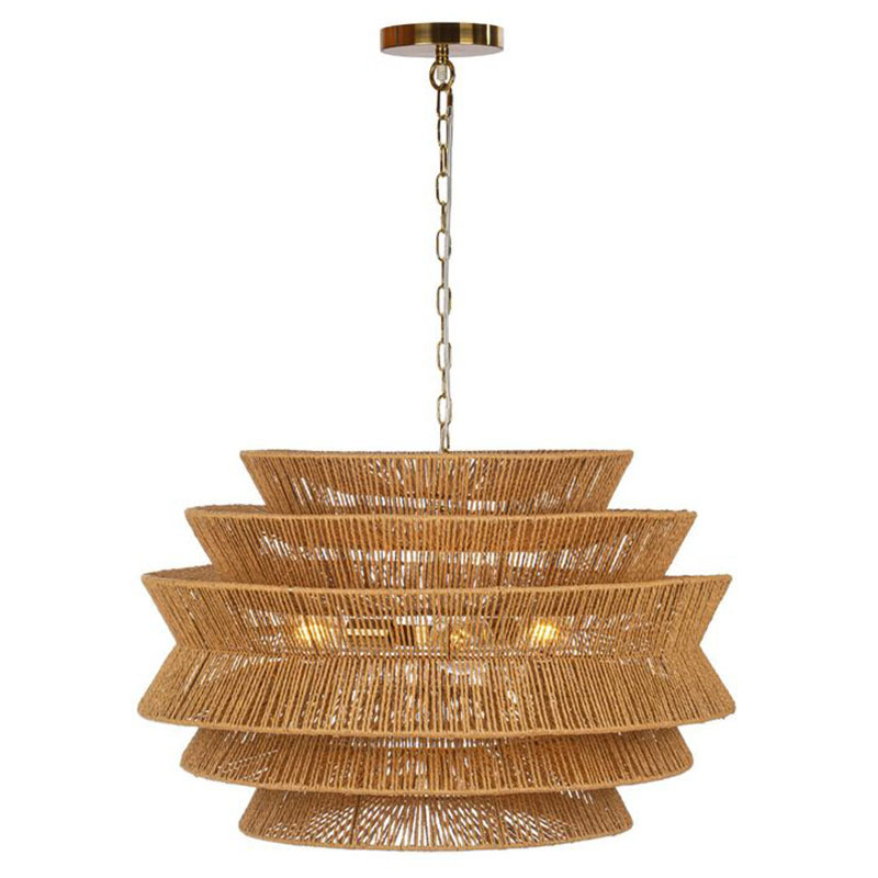 Everett Natural Paper Rope Pendant Light