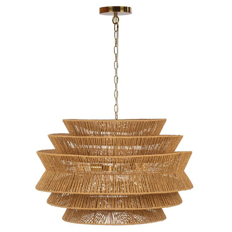 Everett Natural Paper Rope Pendant Light