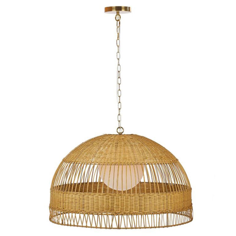Easton Rattan Pendant Light